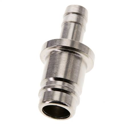 Messing vernickelt DN 15 Luftkupplungsstecker 13 mm Schlauchpfeiler