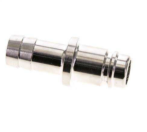 Nickel-plated Brass DN 15 Air Coupling Plug 19 mm Hose Pillar