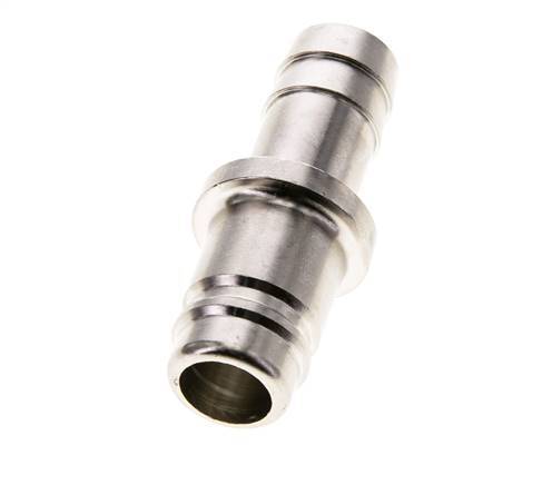 Nickel-plated Brass DN 15 Air Coupling Plug 19 mm Hose Pillar