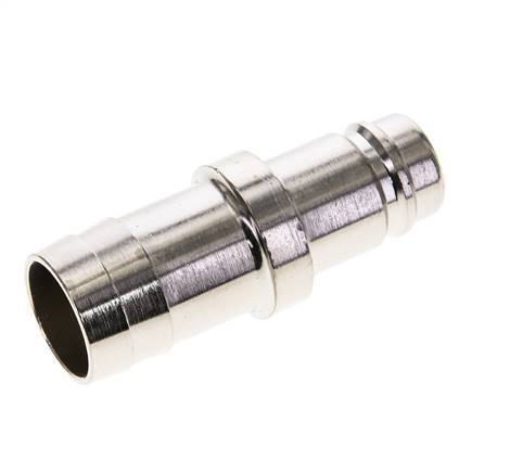 Nickel-plated Brass DN 15 Air Coupling Plug 25 mm Hose Pillar