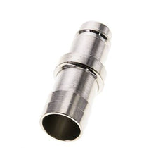 Messing vernickelt DN 15 Luftkupplungsstecker 25 mm Schlauchpfeiler