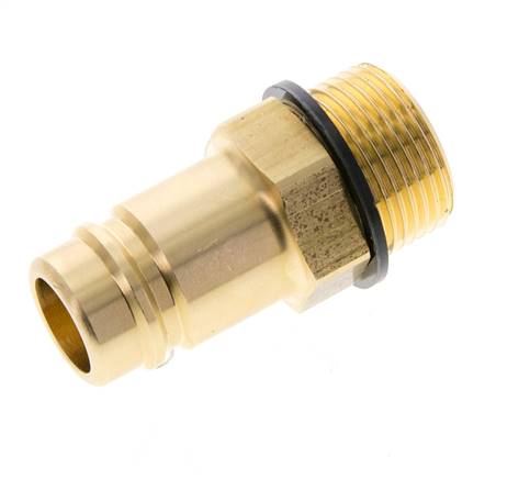 Messing DN 15 Luftkupplungsstecker G 3/4 Zoll Außengewinde