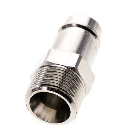 Nickel-plated Brass DN 15 Air Coupling Plug G 3/4 inch Male