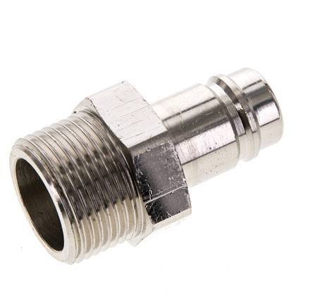 Nickel-plated Brass DN 15 Air Coupling Plug G 1 inch Male