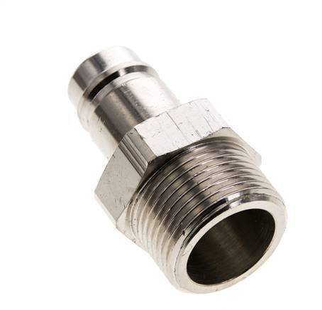 Nickel-plated Brass DN 15 Air Coupling Plug G 1 inch Male