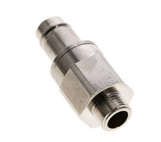 Nickel-plated Brass DN 15 Air Coupling Plug G 1/2 inch Male Double Shut-Off