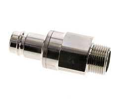 Nickel-plated Brass DN 15 Air Coupling Plug G 3/4 inch Male Double Shut-Off