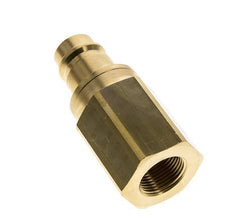 Brass DN 19 Air Coupling Plug G 3/4 inch Female Double Shut-Off