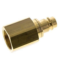 Brass DN 19 Air Coupling Plug G 1 1/4 inch Female Double Shut-Off