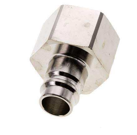 Nickel-plated Brass DN 19 Air Coupling Plug G 1 1/4 inch Female