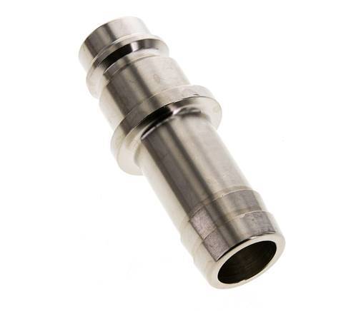 Nickel-plated Brass DN 19 Air Coupling Plug 25 mm Hose Pillar