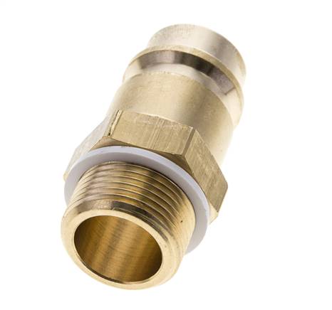 Messing DN 19 Luftkupplungsstecker G 3/4 Zoll Außengewinde