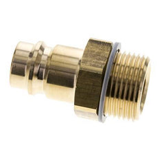 Brass DN 19 Air Coupling Plug G 1 inch Male