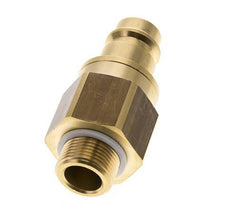 Brass DN 19 Air Coupling Plug G 3/4 inch Male Double Shut-Off