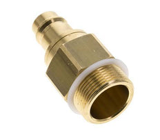 Brass DN 19 Air Coupling Plug G 1 1/4 inch Male Double Shut-Off