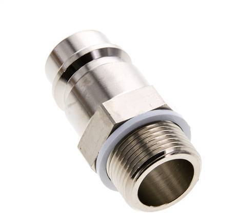 Nickel-plated Brass DN 19 Air Coupling Plug G 3/4 inch Male