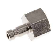 Nickel-plated Brass DN 2.7 (Micro) Air Coupling Plug G 1/8 inch Female [2 Pieces]