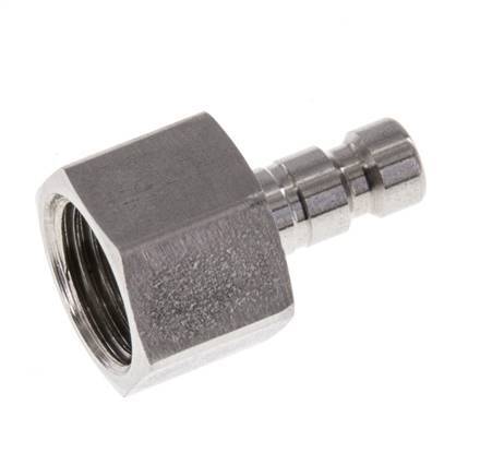 Stainless Steel 316L DN 2.7 (Micro) Air Coupling Plug G 1/8 inch Female