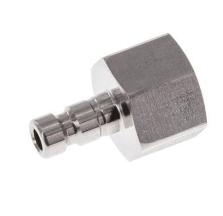 Stainless Steel 316L DN 2.7 (Micro) Air Coupling Plug G 1/8 inch Female