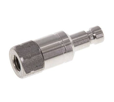 Edelstahl 316L DN 2,7 (Micro) Luftkupplungsstopfen G 1/8 Zoll Innengewinde Doppelabsperrung