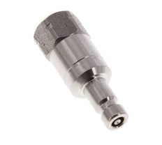 Edelstahl 316L DN 2,7 (Micro) Luftkupplungsstopfen G 1/8 Zoll Innengewinde Doppelabsperrung