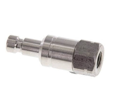 Edelstahl 316L DN 2,7 (Micro) Luftkupplungsstopfen G 1/8 Zoll Innengewinde Doppelabsperrung