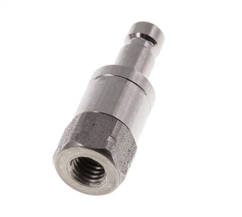 Edelstahl 316L DN 2,7 (Micro) Luftkupplungsstopfen G 1/8 Zoll Innengewinde Doppelabsperrung