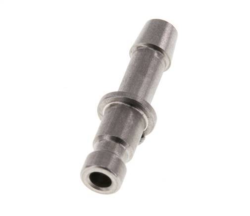 Stainless steel DN 2.7 (Micro) Air Coupling Plug 4 mm Hose Pillar