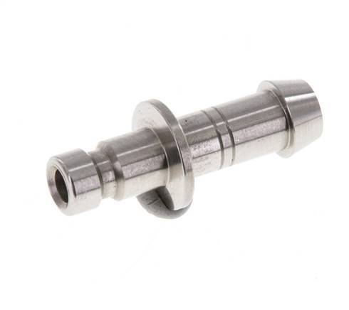 Stainless steel DN 2.7 (Micro) Air Coupling Plug 5 mm Hose Pillar