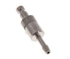 Stainless steel DN 2.7 (Micro) Air Coupling Plug 3 mm Hose Pillar Double Shut-Off