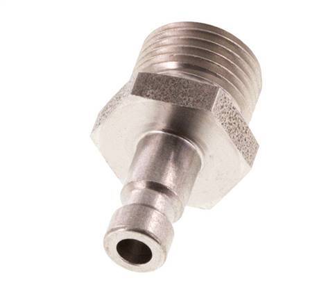 Stainless steel DN 2.7 (Micro) Air Coupling Plug G 1/8 inch Male