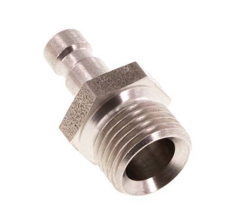Stainless steel DN 2.7 (Micro) Air Coupling Plug G 1/8 inch Male