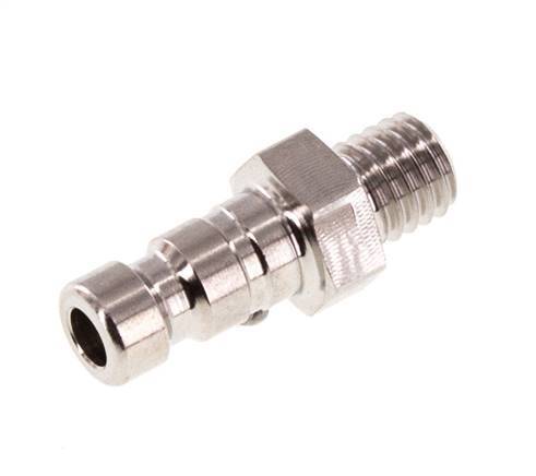 Stainless Steel 316L DN 2.7 (Micro) Air Coupling Plug M5 Male
