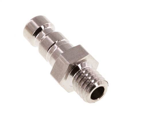 Stainless Steel 316L DN 2.7 (Micro) Air Coupling Plug M5 Male
