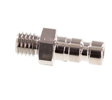 Stainless Steel 316L DN 2.7 (Micro) Air Coupling Plug M5 Male