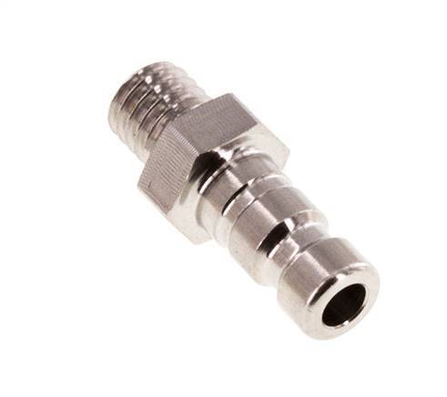 Stainless Steel 316L DN 2.7 (Micro) Air Coupling Plug M5 Male