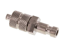 Stainless steel DN 2.7 (Micro) Air Coupling Plug 3x4.3 mm Union Nut
