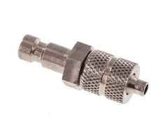 Stainless steel DN 2.7 (Micro) Air Coupling Plug 3x4.3 mm Union Nut