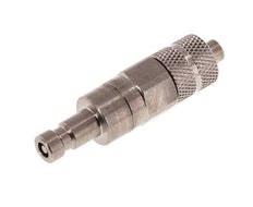 Edelstahl DN 2,7 (Micro) Luftkupplungsstopfen 4x6 mm Überwurfmutter Doppelabsperrung