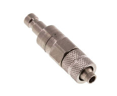 Edelstahl DN 2,7 (Micro) Luftkupplungsstopfen 4x6 mm Überwurfmutter Doppelabsperrung