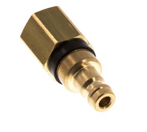 Brass DN 5 Black Air Coupling Plug G 1/4 inch Female