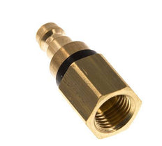 Brass DN 5 Black Air Coupling Plug G 1/4 inch Female