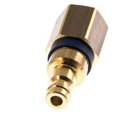 Messing DN 5 Blau Luftkupplungsstecker G 1/4 Zoll Innengewinde