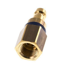 Messing DN 5 Blau Luftkupplungsstecker G 1/4 Zoll Innengewinde