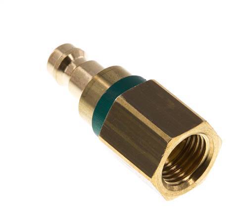 Brass DN 5 Green Air Coupling Plug G 1/4 inch Female