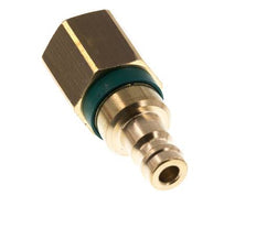 Messing DN 5 grün Luftkupplungsstecker G 1/4 Zoll weiblich