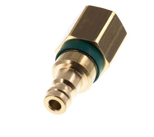 Messing DN 5 grün Luftkupplungsstecker G 1/4 Zoll weiblich