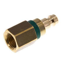 Brass DN 5 Green Air Coupling Plug G 1/4 inch Female