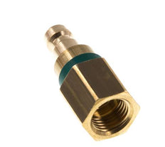 Messing DN 5 grün Luftkupplungsstecker G 1/4 Zoll weiblich