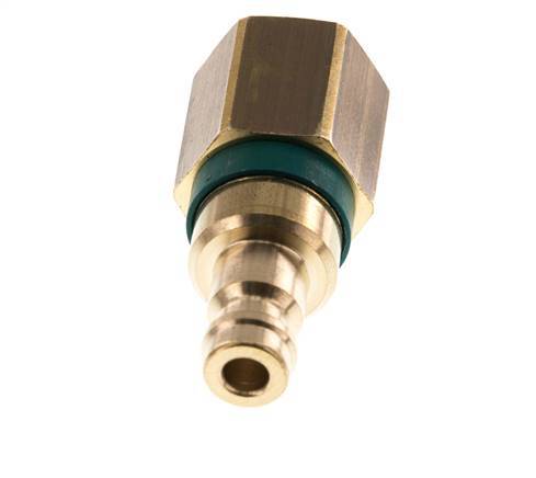 Brass DN 5 Green Air Coupling Plug G 1/4 inch Female